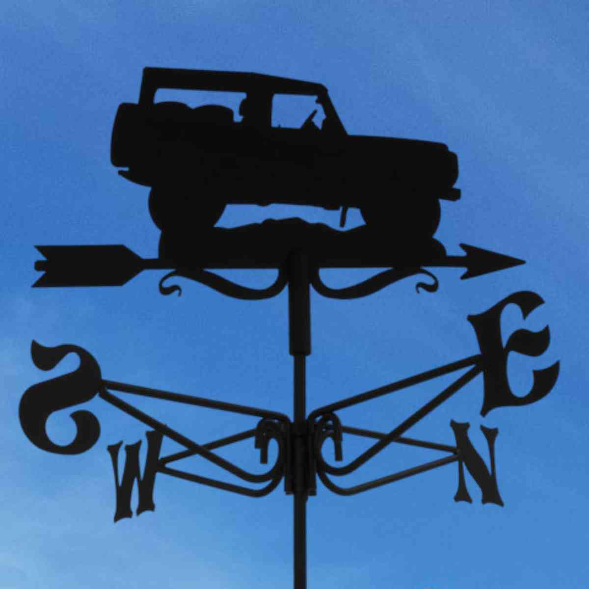mini land rover weathervane